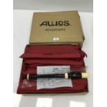 18 Aulos soprano recorders, model 103N all cased and as new