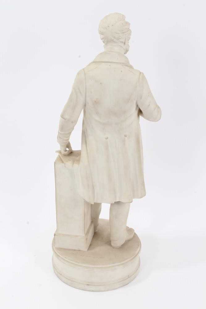 Victorian Parian ware figure of Palmerston - Image 5 of 9