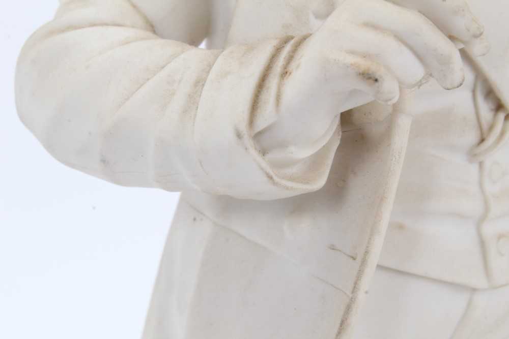 Victorian Parian ware figure of Palmerston - Image 9 of 9