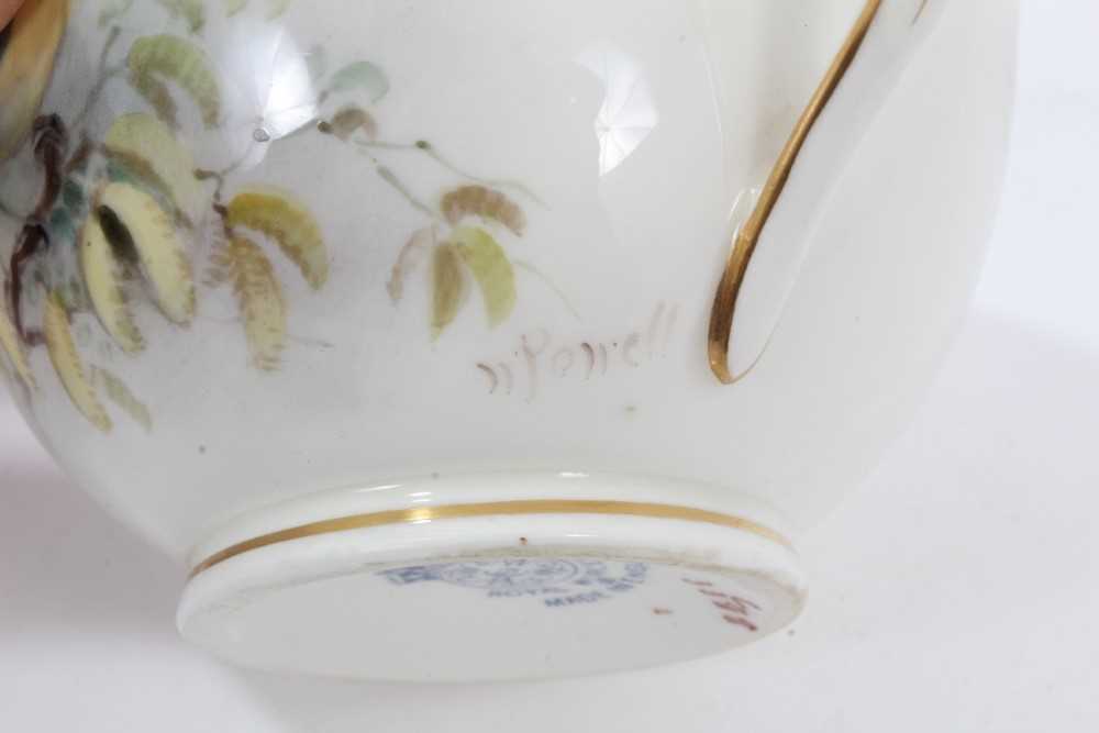 Royal Worcester trio painted by William Powell - Image 14 of 16