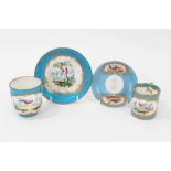 Sevres bleu celeste tea wares