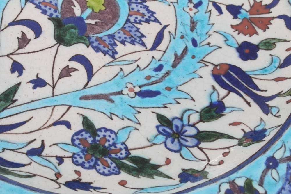 19th century Iznik dish - Image 9 of 11