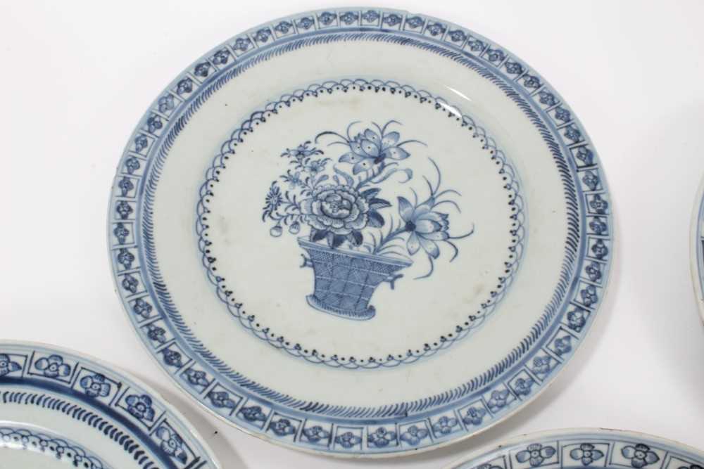 Five 18th century Chinese export plates - Image 2 of 18