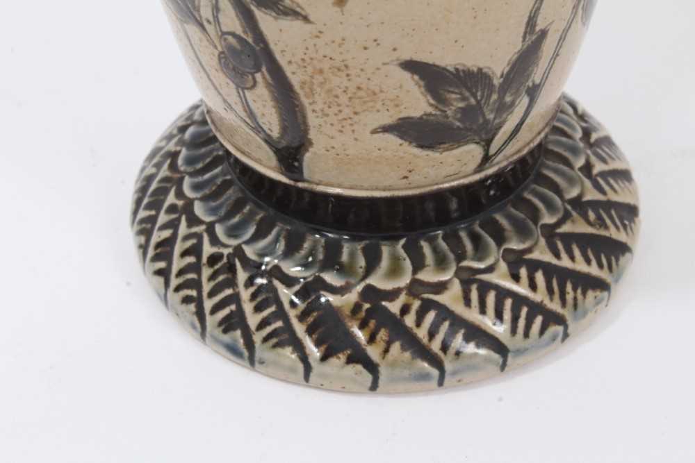 Pair Martin Brothers vases with bird decoration - Image 16 of 17