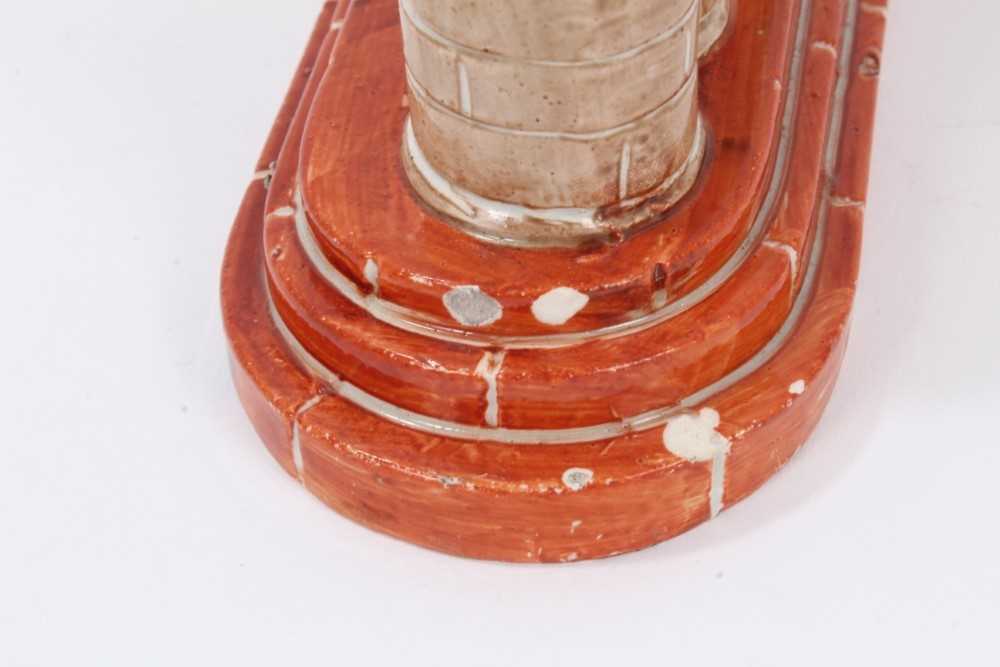 Staffordshire castle spill vase - Image 6 of 9