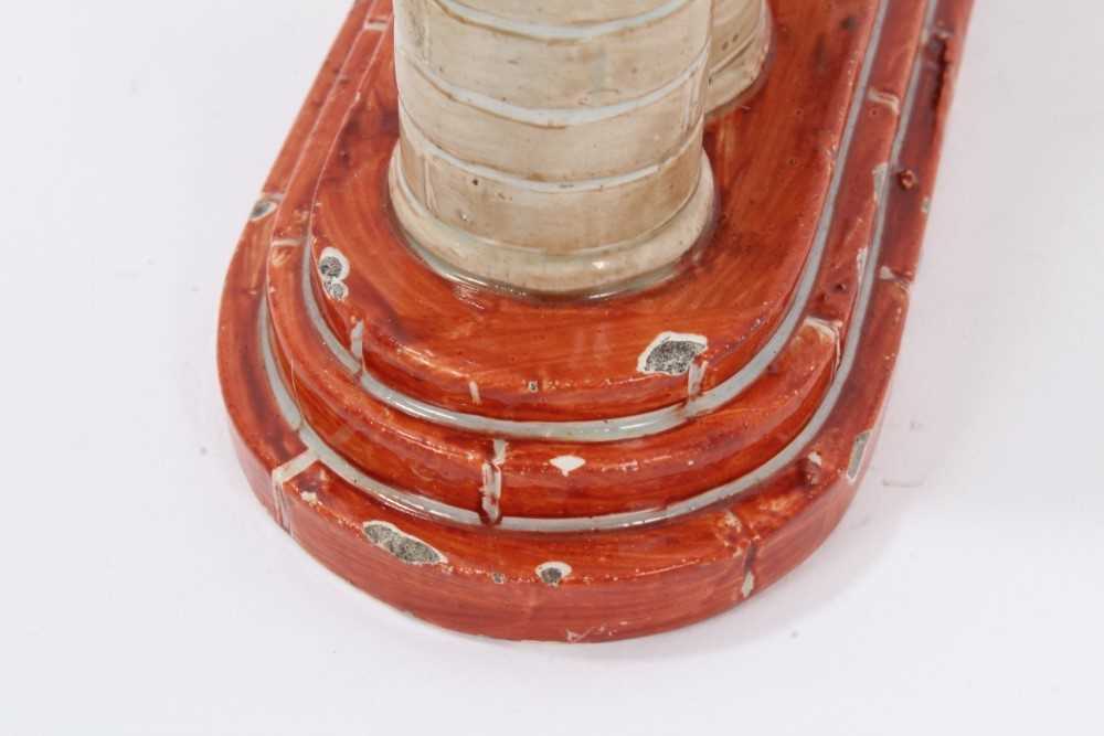 Staffordshire castle spill vase - Image 7 of 9