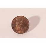 G.B. - Victoria Y.H. Bronze Penny 1891 (N.B. 95% Lustre) AU (1 coin)