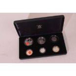 G.B. - The Royal Mint Issued six coin silver proof to include Britannia £2 2007 (ref: Spink BF11) an