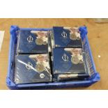 G.B. - The Royal Mint - Queen's Diamond Jubilee 2012 specimen £5 coins in presentation folders x50 (