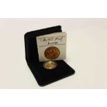 G.B. - The Royal Mint gold proof sovereign 1982 (N.B. in case with Certificate of Authenticity) (1 c