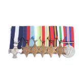 Second World War Distinguished Service Cross (D.S.C.) Gallantry medal group, comprising D.S.C. (Hall