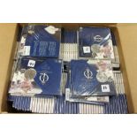 G.B. - The Royal Mint Queen's Diamond Jubilee 2012 specimen £5 coins in presentation folders x124 (1