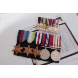 Second World War and later Naval medal group comprising 1939 - 1945 Star, Atlantic Star, France and