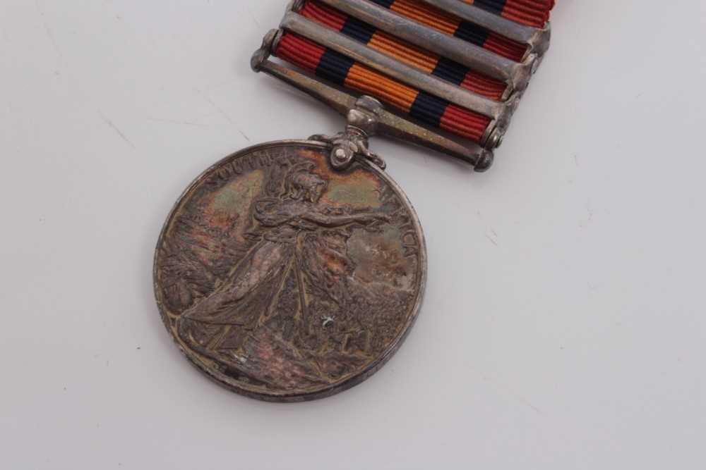 Queen's South Africa medal with three clasps- Cape Colony, Orange Free State and Transvaal, named to - Image 3 of 4