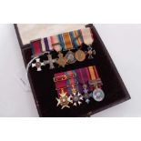Fine miniature medals of Lt. Col. Guy Blewitt and Gen. W. E. Blewitt, full sized medals sold by thes