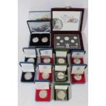 G.B. - The Royal Mint issued silver proof coins and coin sets