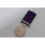 Elizabeth II Post 1962 type General Service medal with one clasp- South Arabia, named to RM23031 K C