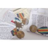 Group of four First World War medals comprising 1914 -15 Star named to 277446. G. Ireland. STO. 1..