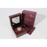 G.B. - Royal Mint gold proof sovereign Elizabeth II 2020 in case of issue with Certificate of Authen