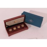 G.B. - The Royal Mint Issued four coin gold sovereign
