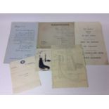 The Coronation of H.M. King George VI , May 12 th 1937 - a fascinating group of ephemera sent to The