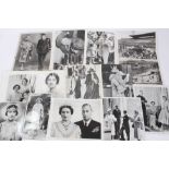 T.M. King George VI and Queen Elizabeth , collection of Royal press photographs mostly from Canada 1