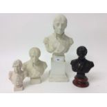 Collection of Four busts of Admiral Lord Nelson