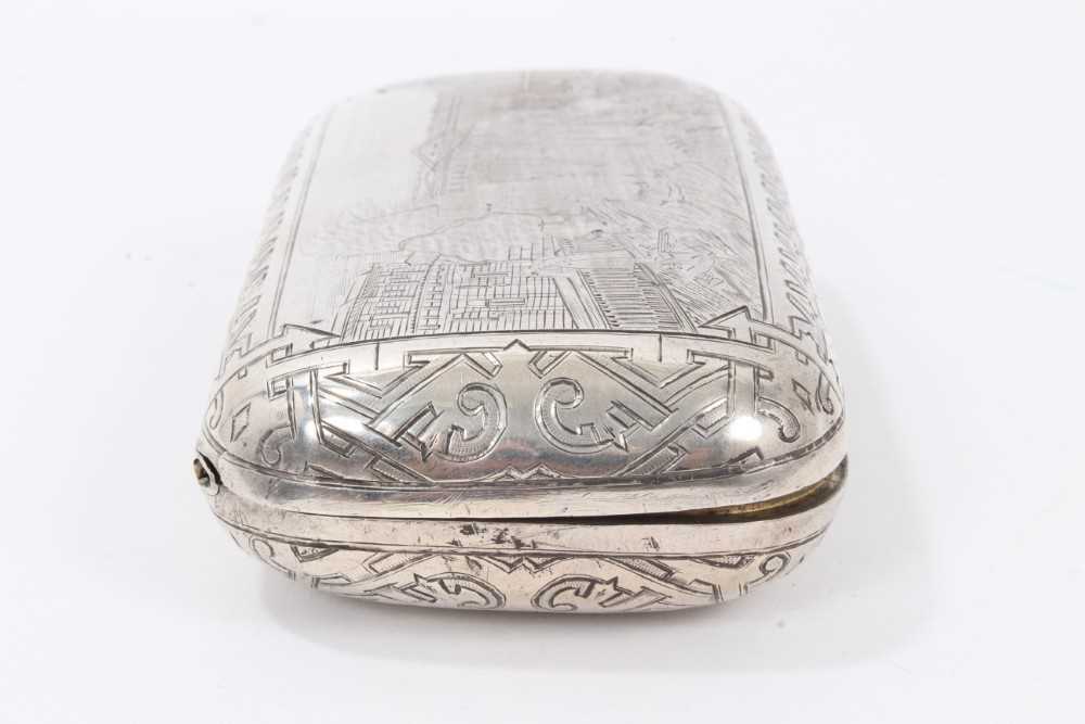 Imperial Russian silver cigar case - Image 7 of 12