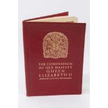 The Coronation of H.M.Queen Elizabeth II 1953 luxury red leather bound Souvenir programme