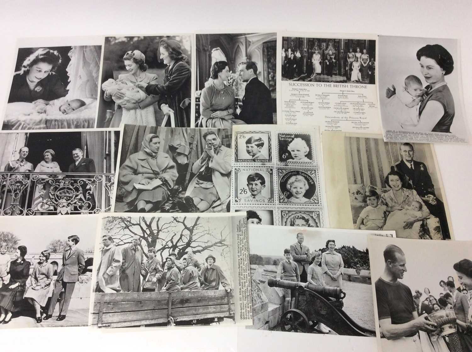 H.M Queen Elizabeth II , collection of Royal press photographs of The Queen and her family including
