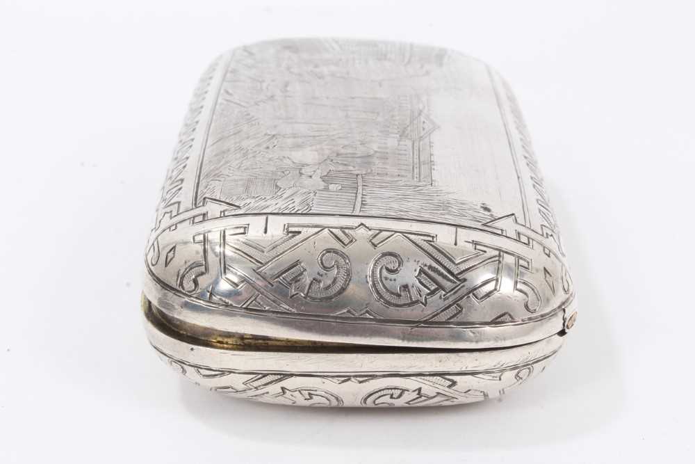 Imperial Russian silver cigar case - Image 5 of 12