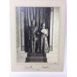 T.R.H. Princess Elizabeth ( later H.M. Queen Elizabeth ) and Princess Margaret - fine and rare signe