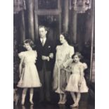 T.M. King George VI and Queen Elizabeth and their two daughters -Princess Elizabeth and Princess Mar