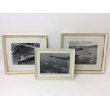 The Royal Yacht 'Britannia' , three photographs of the Royal yacht being accompanied by small craft