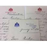 H.R.H.Princess Mary The Princess Royal and Countess Harewood , three handwritten letters 1920-1921