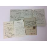 H.R.H. Prince George of Wales , two letters sent in 1890