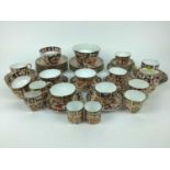 Collection of Royal Crown Derby Imari pattern tea and coffee wares