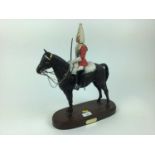 Good quality Royal Doulton figure - Lifeguard on horseback