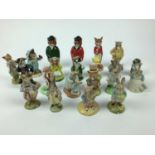 Eight modern Beswick Beatrix Potter figures, Three Royal Albert Beatrix Potter figures and a selecti