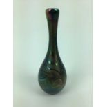 John Ditchfield Glasform iridescent vase, signed, 22cm high