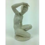 German 1930's figure of a nude female