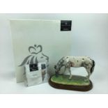 Royal Doulton Appaloosa RDA 32 on plinth base, boxed