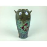 Royal Lancastrian Lustre vase decorated with script