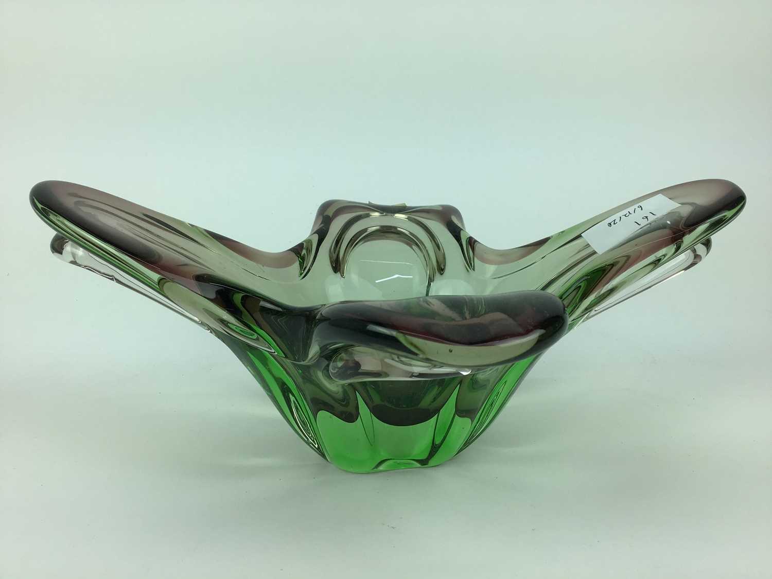 Two 1950s Murano free form glass bowls - Image 4 of 5