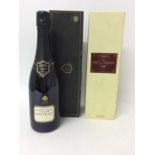 Champagne - two bottles, Bollinger 1990 and Moët & Chandon Rose 1998