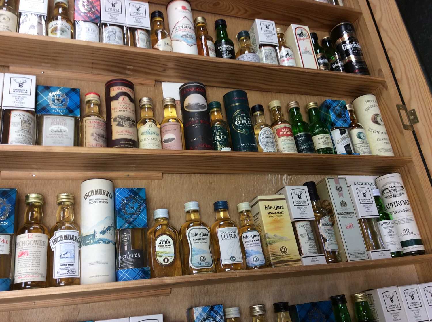 Fine collection of Scottish single malt whiskies in display cabinet, believed to represent all but t - Image 6 of 9