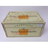 Champagne - six bottles, Veuve Clicquot Brut 1996, in card case