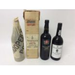 Three bottles of port - Hooper’s 1943 vintage port, Warre’s 1984 vintage port, Taylor’s First Estate