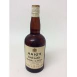 Whisky - one bottle, Haig's Gold Label, Distillers Markinch, 70% proof