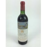 Wine - one bottle, Château Mouton Rothschild Pauillac 1981